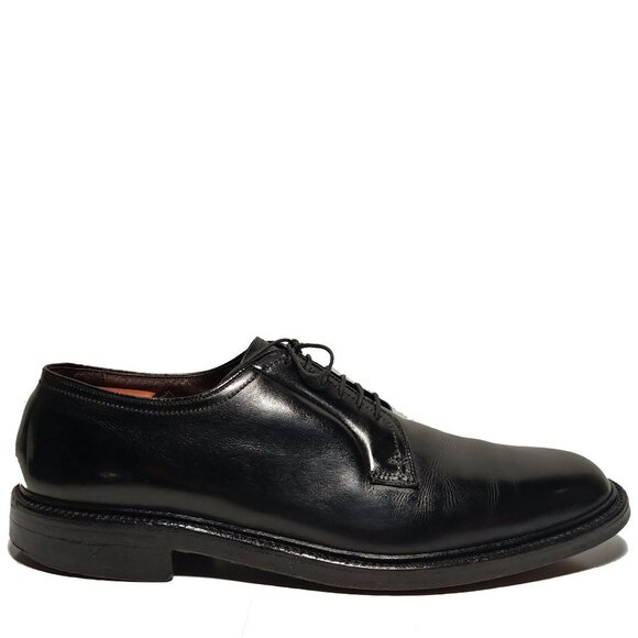 Stetson Vintage V-Cleat Classic Glossy black Butcher Dress Shoes Sz 12 main image 8